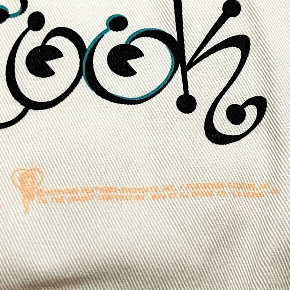 Betty Boop Kiss the Cook Apron Chef White Cotton VTG Kitchen Cartoon Grill BBQ - Picture 6 of 9